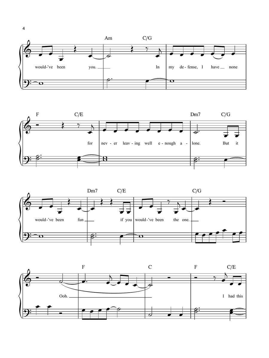 the 1 Easy Piano scores gallery preview page 4
