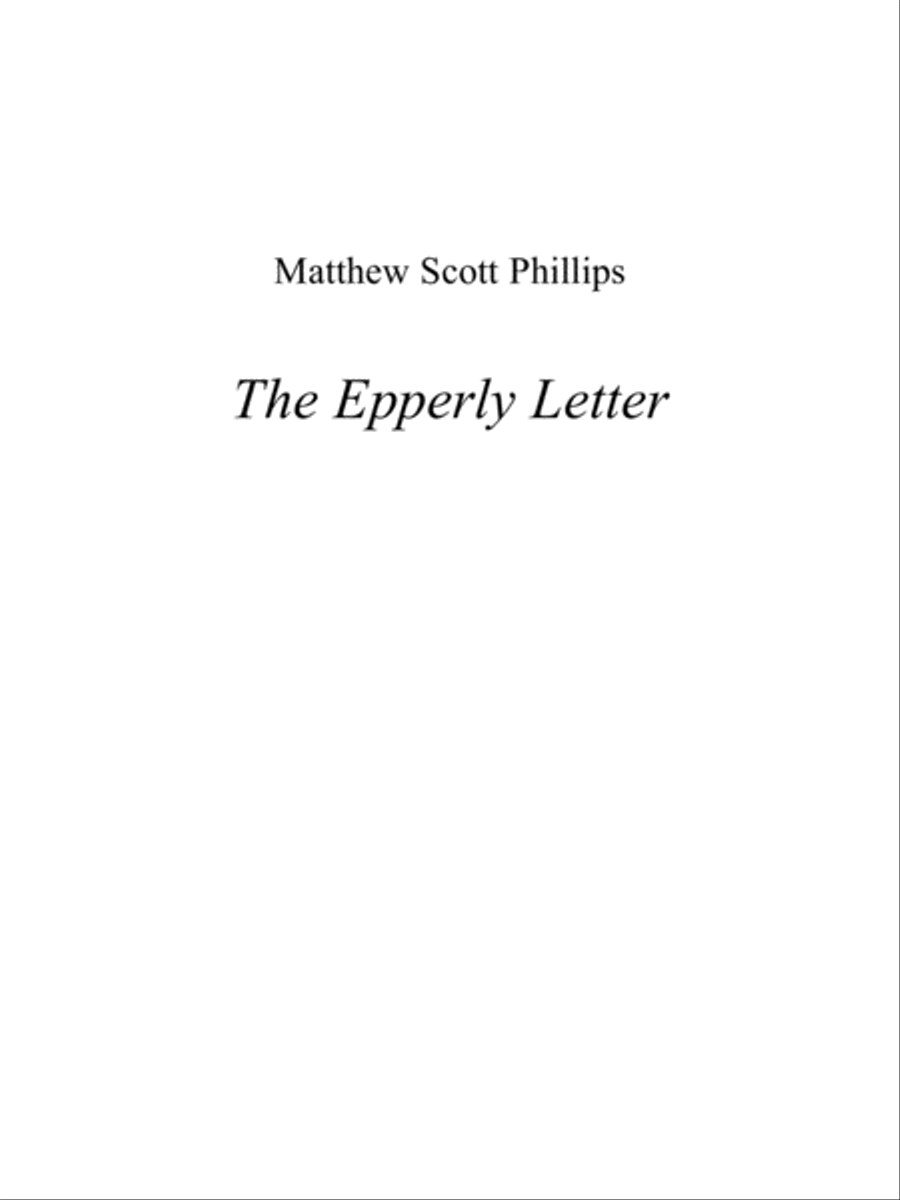 The Epperly Letter Soprano Voice scores gallery preview page 1