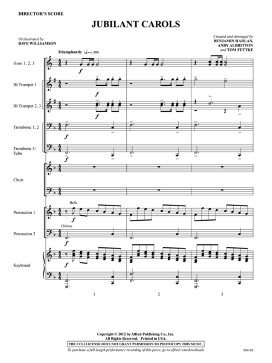 Jubilant Carols Choir scores gallery preview page 2