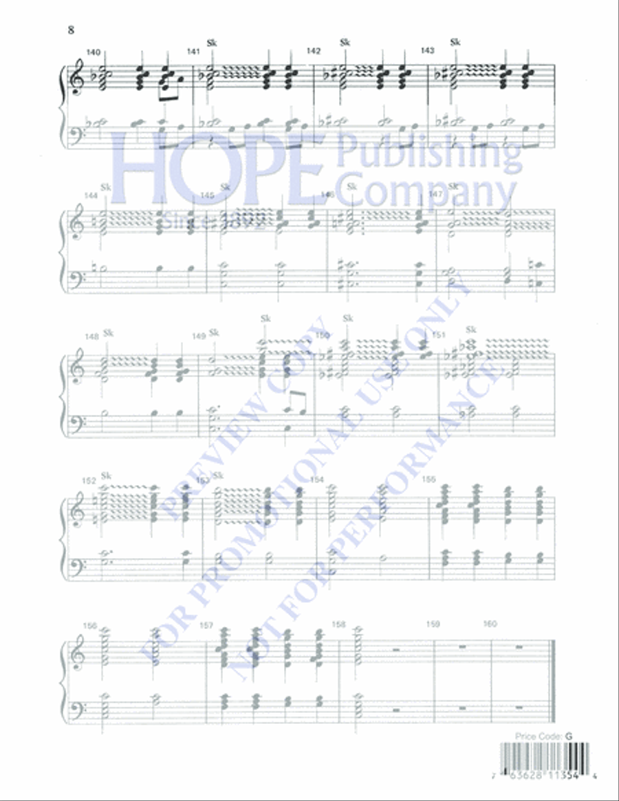 The Heavens Are Telling 3-Octaves scores gallery preview page 8