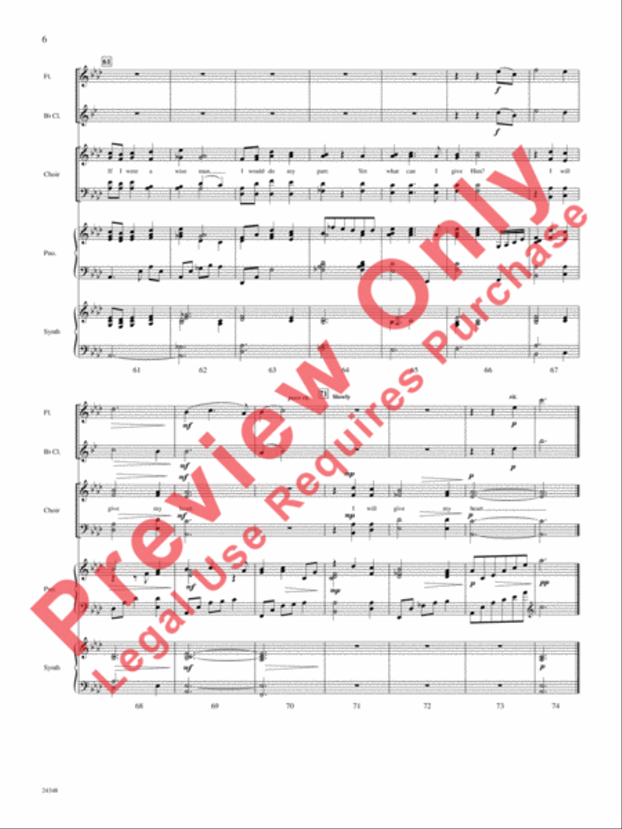 What Can I Give Him? What Can I Give Him? Choir scores gallery preview page 7