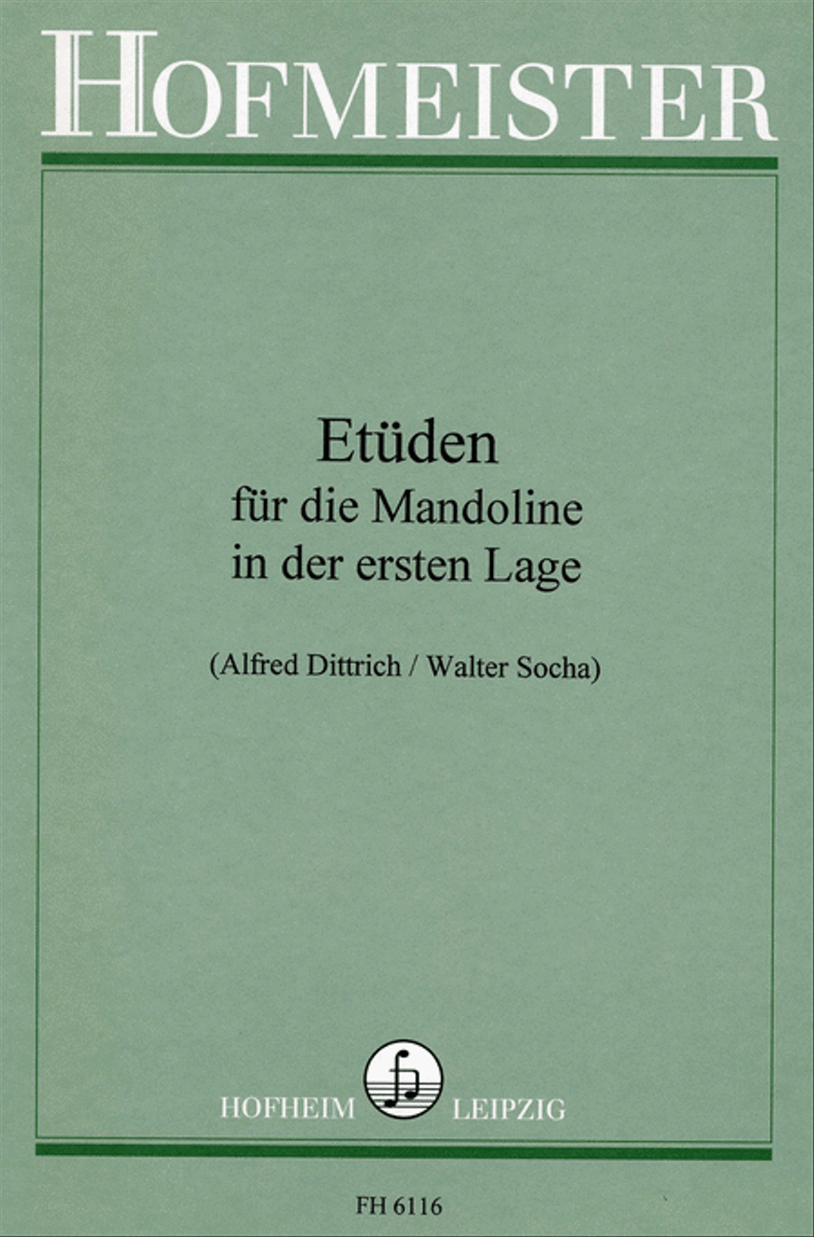 Etüden für die Mandoline in der ersten Lage Mandolin scores gallery preview page 1