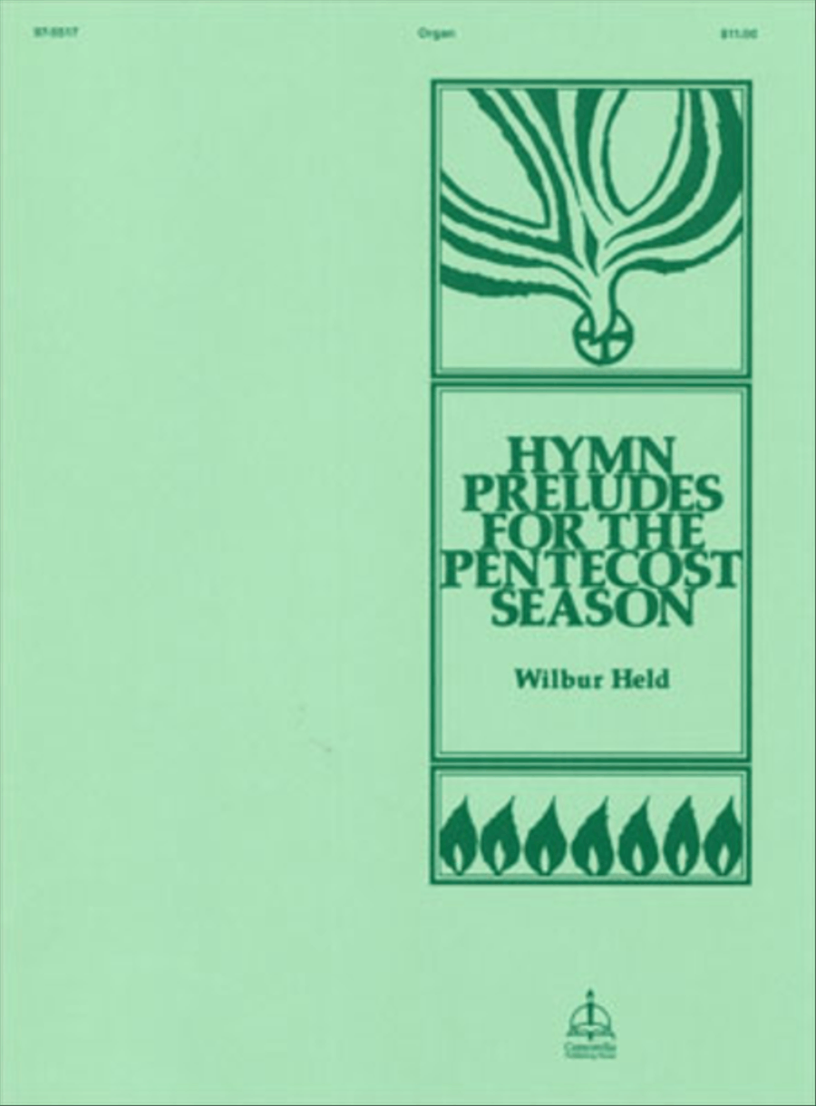 Hymn Preludes for the Pentecost Season Organ scores gallery preview page 1