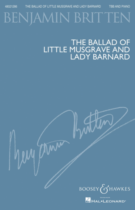 Book cover for The Ballad of Little Musgrave and Lady Barnard