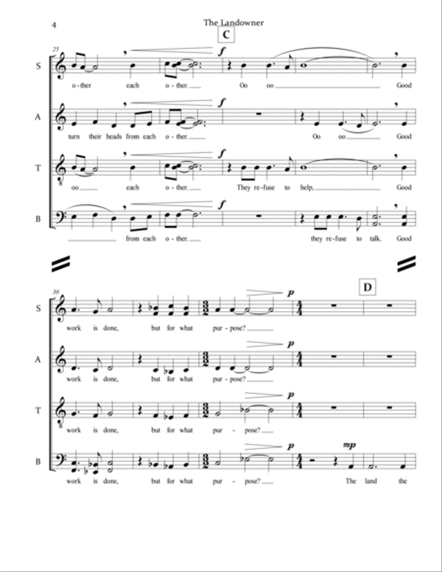 The Landowner 4-Part scores gallery preview page 4