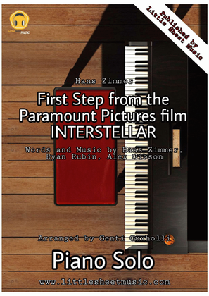 Book cover for First Step from the Paramount Pictures film INTERSTELLAR