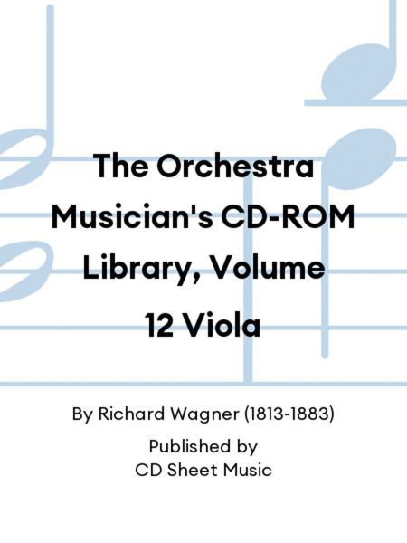 The Orchestra Musician's CD-ROM Library, Volume 12 Viola