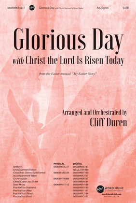 Book cover for Glorious Day with Christ the Lord Is Risen Today - Anthem
