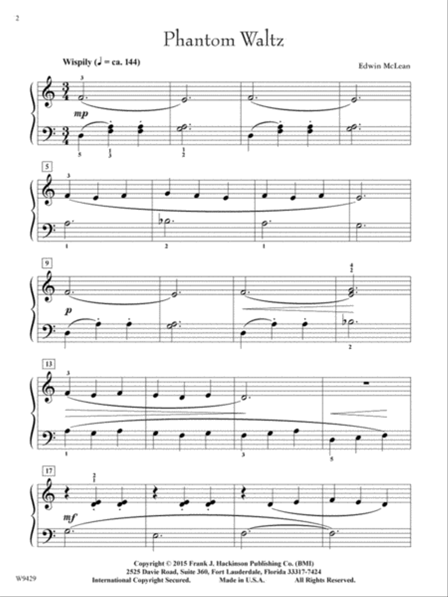 Phantom Waltz Phantom Waltz Easy Piano scores gallery preview page 3