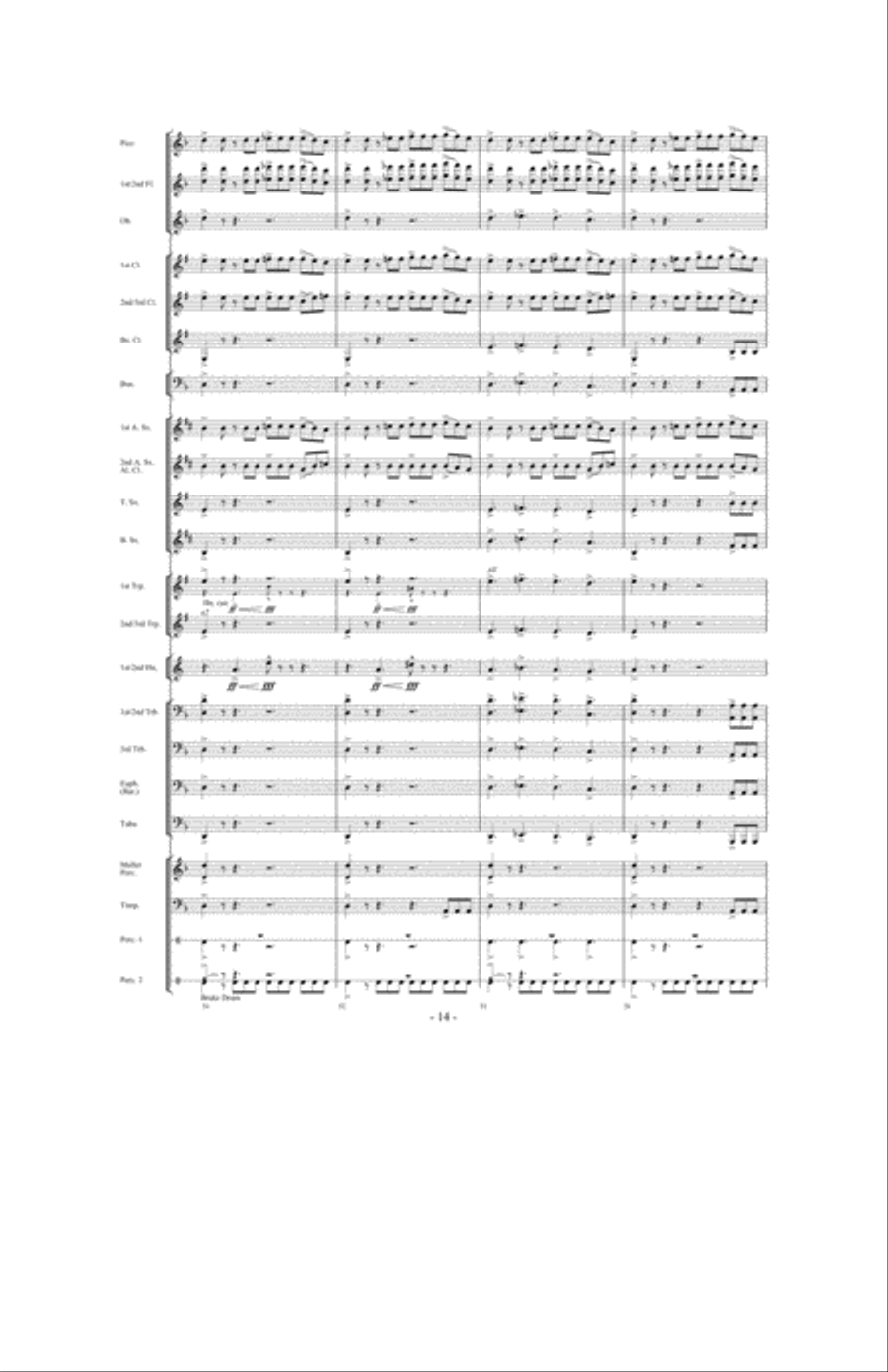 Apollo: Myth and Legend Concert Band scores gallery preview page 13