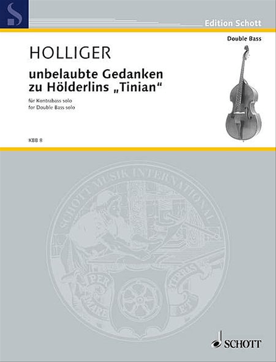 unbelaubte Gedanken zu Hölderlin's “Tinian” Double Bass scores gallery preview page 1