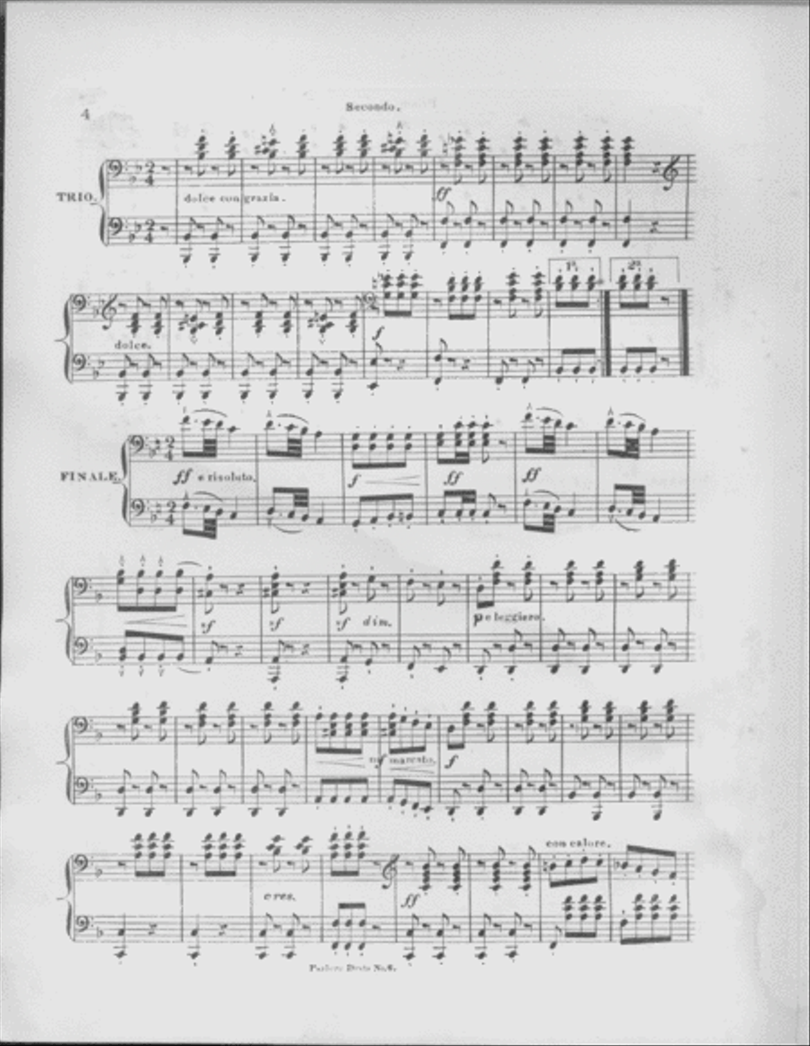 Galop Piano Duet scores gallery preview page 4
