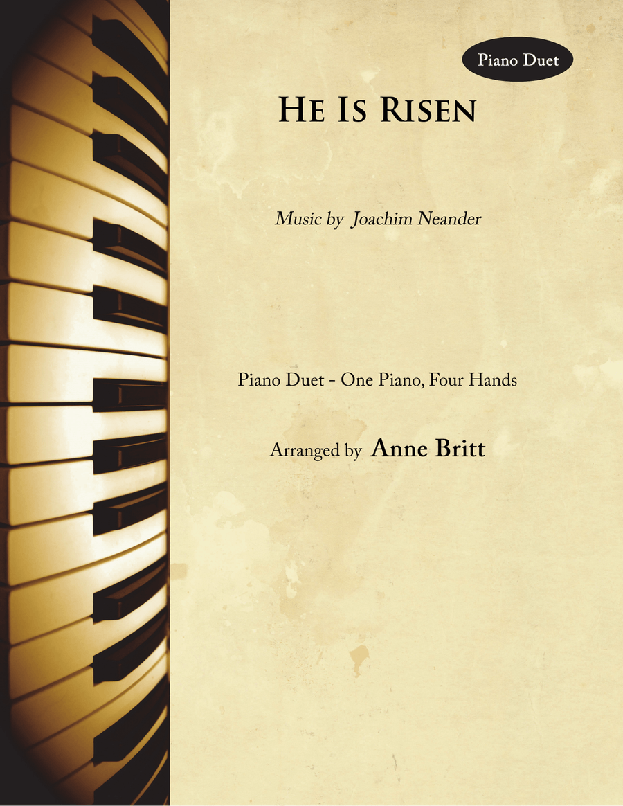 He Is Risen (piano duet) 1 Piano, 4-Hands scores gallery preview page 1