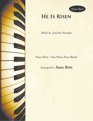 He Is Risen (piano duet)