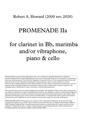 Promenade IIa (full playing score)