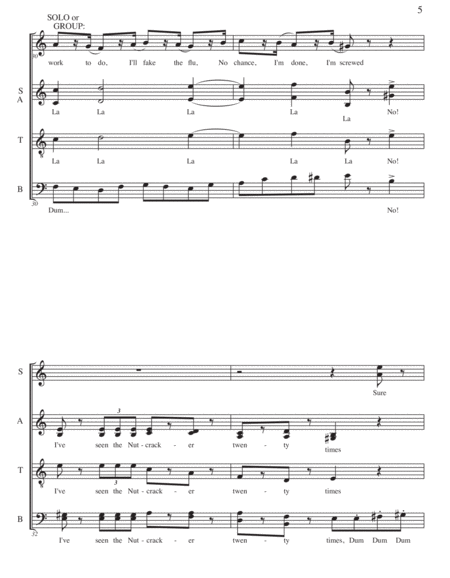 Nutcracker (as performed by Straight No Chaser) - SATB