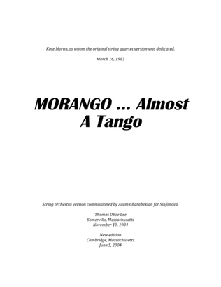 Morango ... almost a tango (1984 string orchestra version) full score