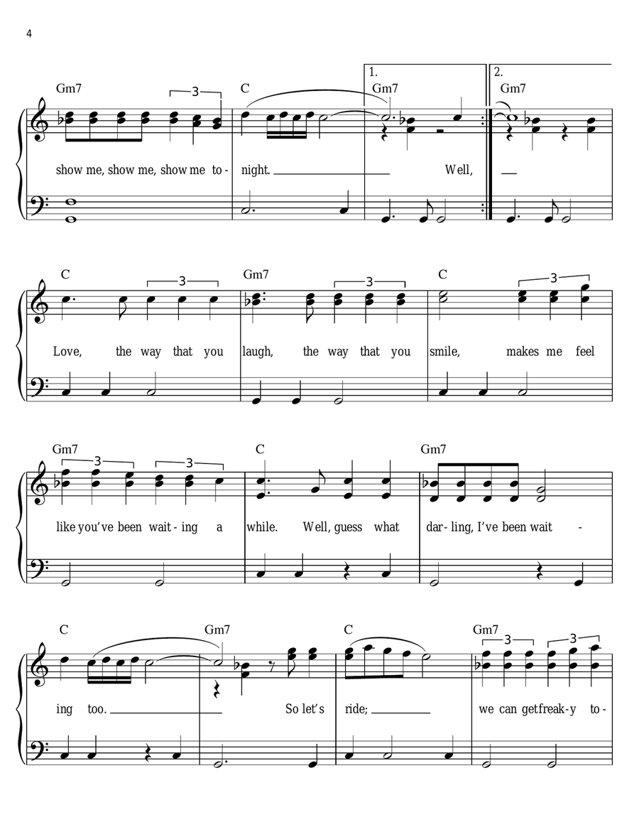 Show Me Easy Piano scores gallery preview page 4