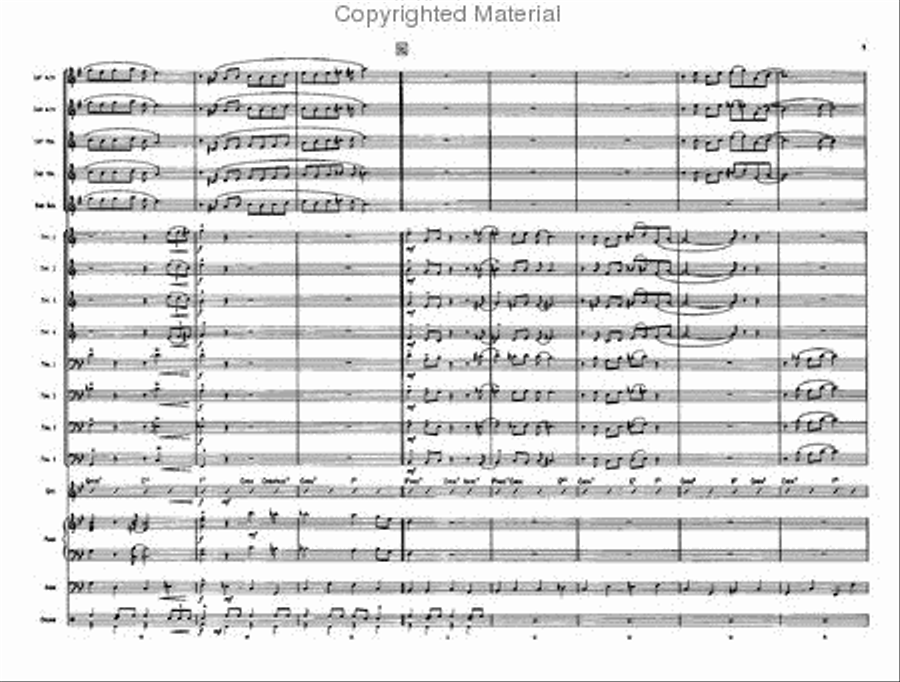 Rock-A-Bye Your Baby Jazz Ensemble scores gallery preview page 8