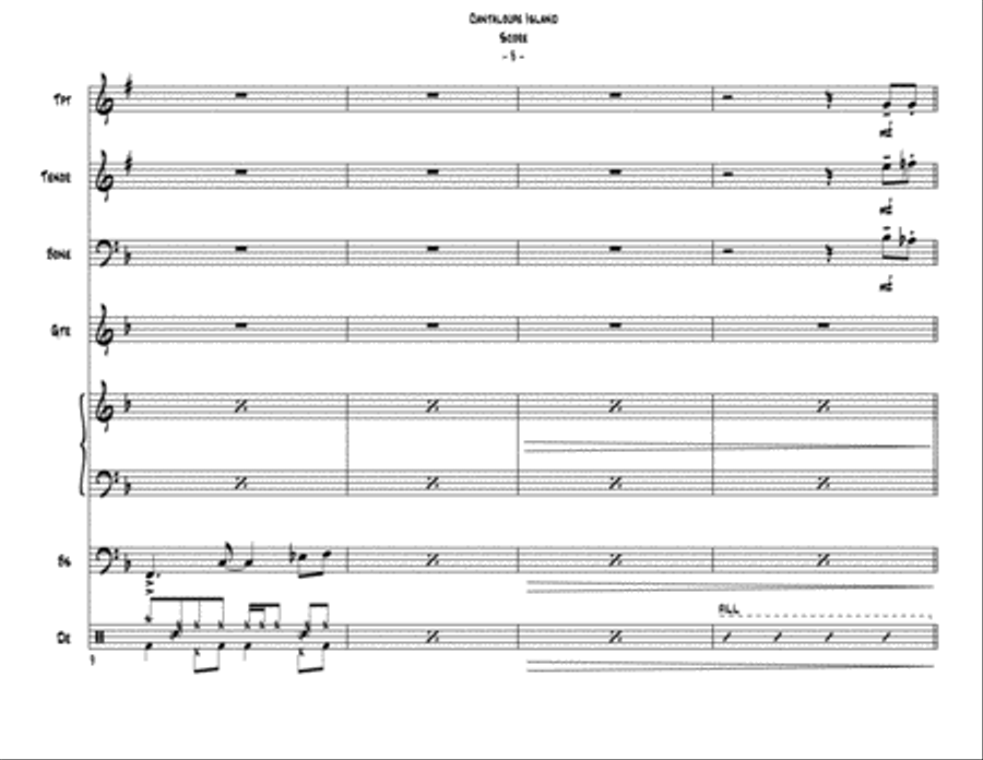 Cantelope Island Jazz Ensemble scores gallery preview page 4