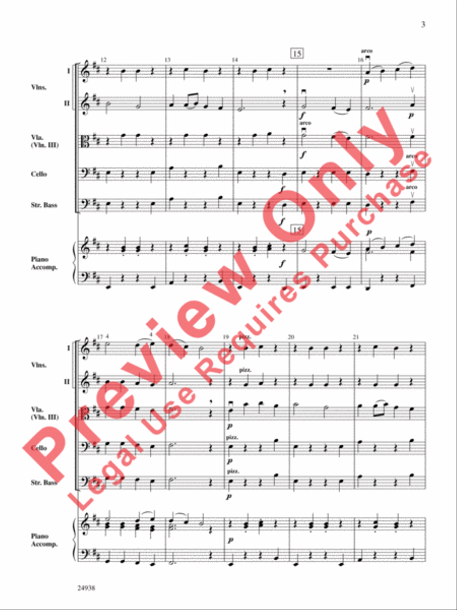 A French Noel A French Noel String Orchestra scores gallery preview page 4