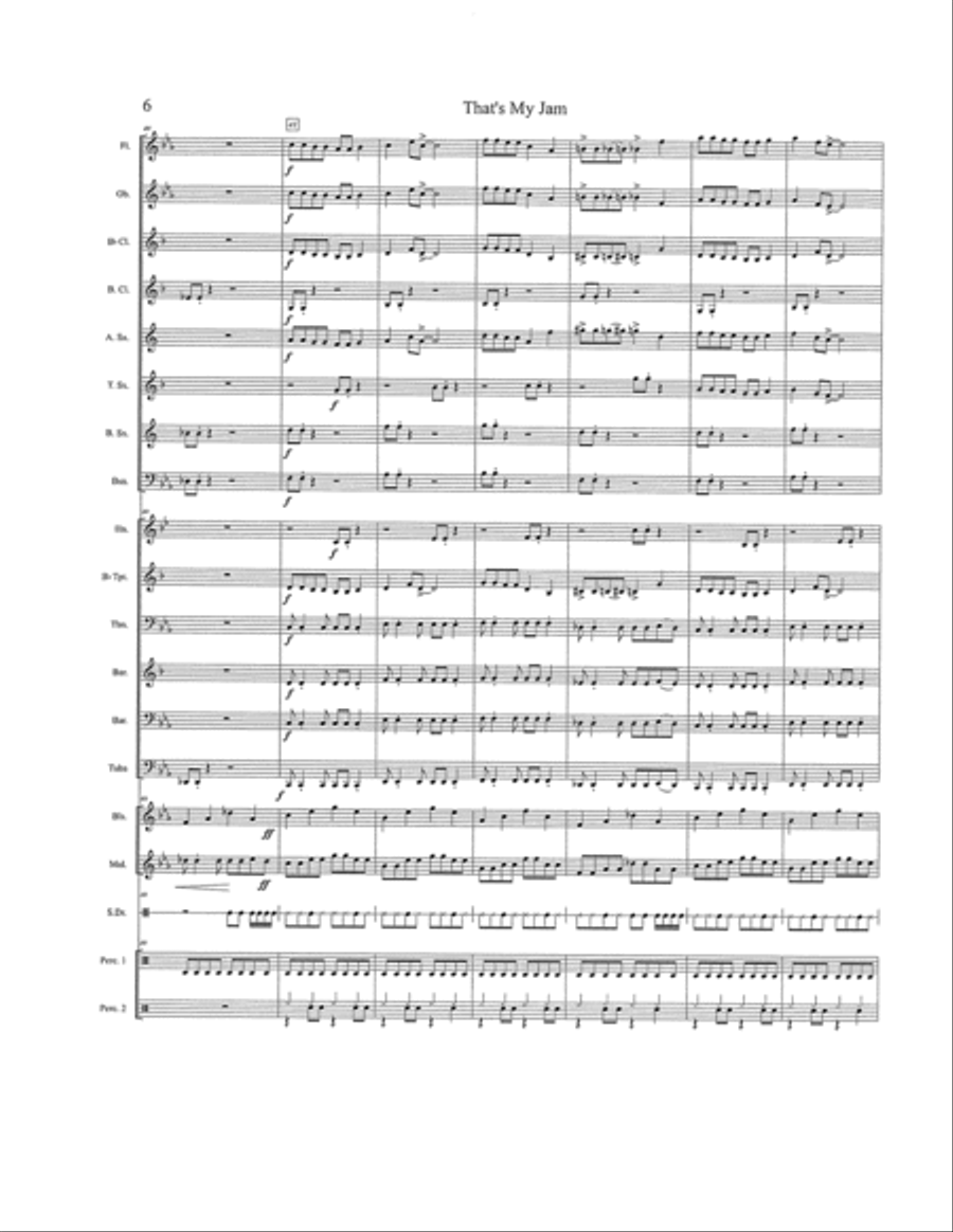 That's My Jam That's My Jam Concert Band scores gallery preview page 6