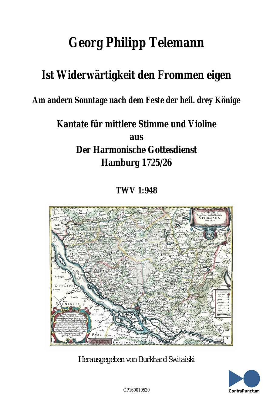 Harmonischer Gottesdienst TWV 1:948 Ist Widerwärtigkeit den Frommen eigen Voice scores gallery preview page 1