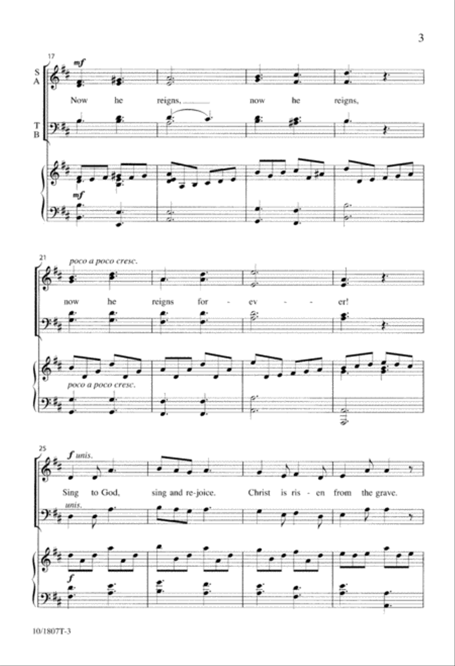 Sing to God, Sing and Rejoice 4-Part scores gallery preview page 3