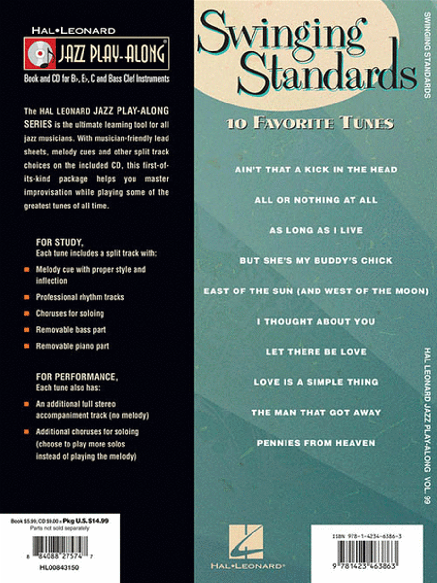 Swinging Standards C Instrument scores gallery preview page 2