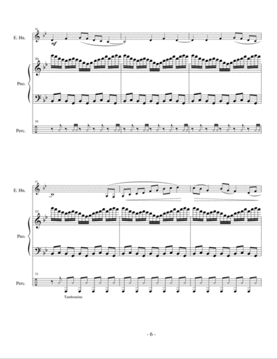 Cherry Blossom Overture English Horn scores gallery preview page 6