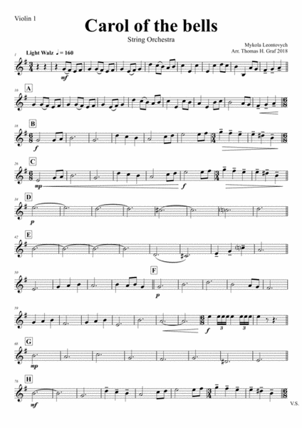 Carol of the Bells - Pentatonix style - String Orchestra