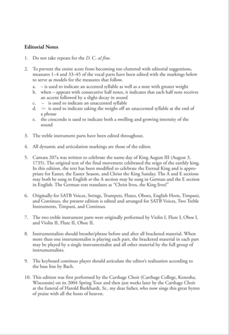 Christ Is Risen/Christus lebe, lebe, König 4-Part scores gallery preview page 2
