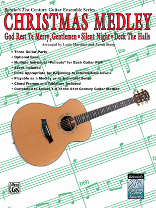 Book cover for Belwin's 21st Century Guitar Ensemble -- Christmas Medley
