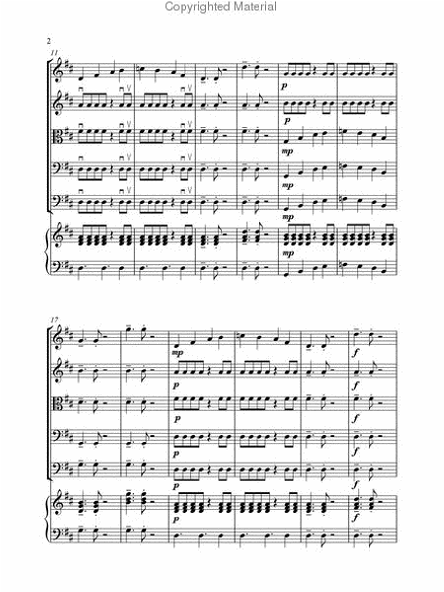 Boogie Fever String Orchestra scores gallery preview page 3