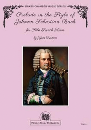 Book cover for Prelude in the Style of Johann Sebastian Bach