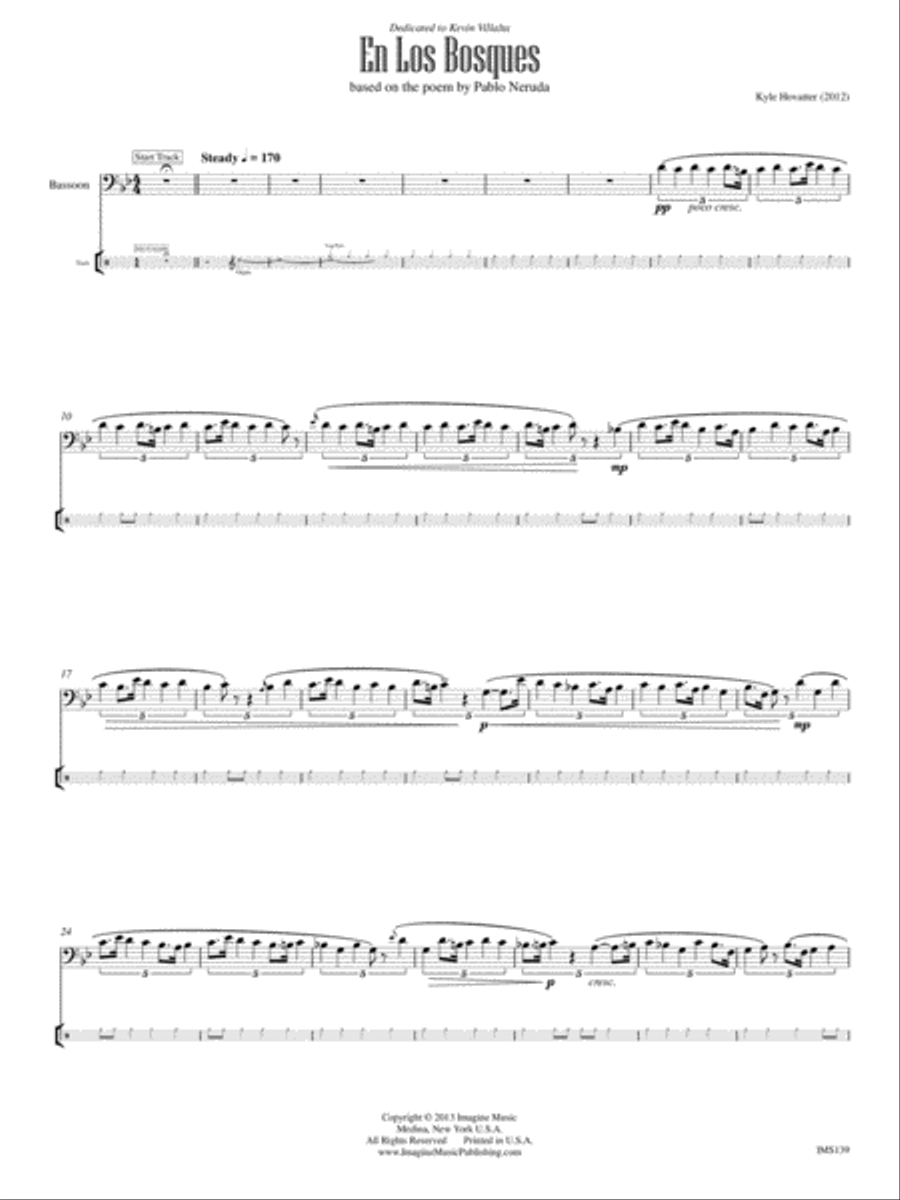 En Los Bosques Bassoon scores gallery preview page 4