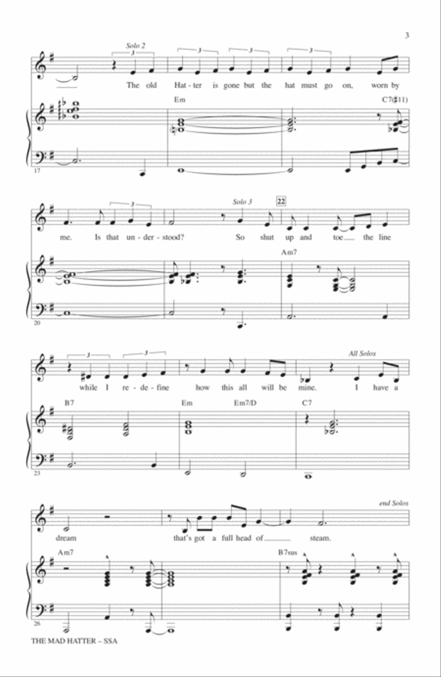 The Mad Hatter The Mad Hatter SSA scores gallery preview page 2