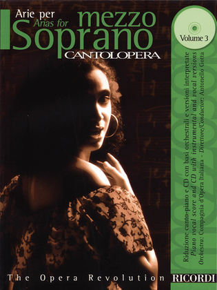 Book cover for Cantolopera: Arias for Mezzo-Soprano Volume 3