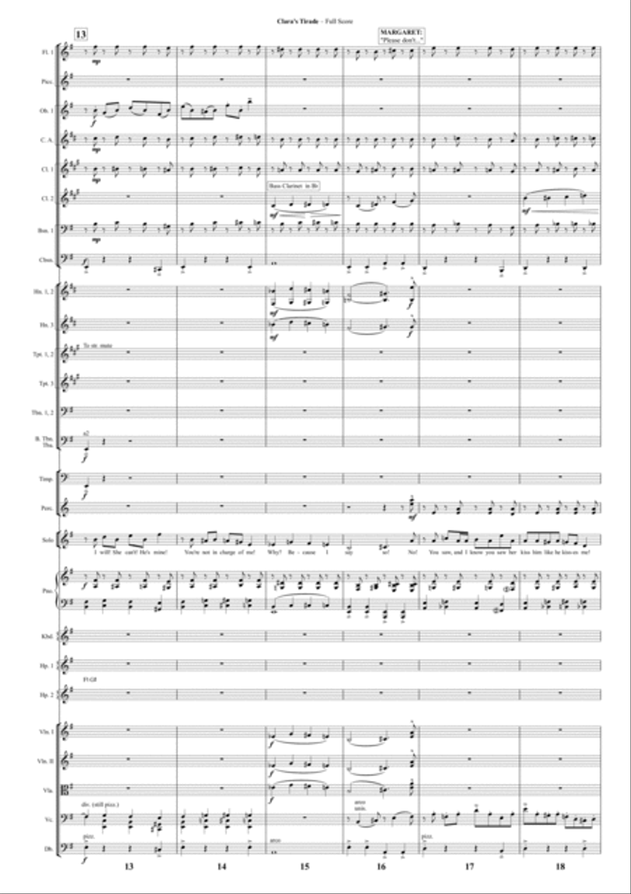Clara's Tirade Clara's Tirade Full Orchestra scores gallery preview page 3