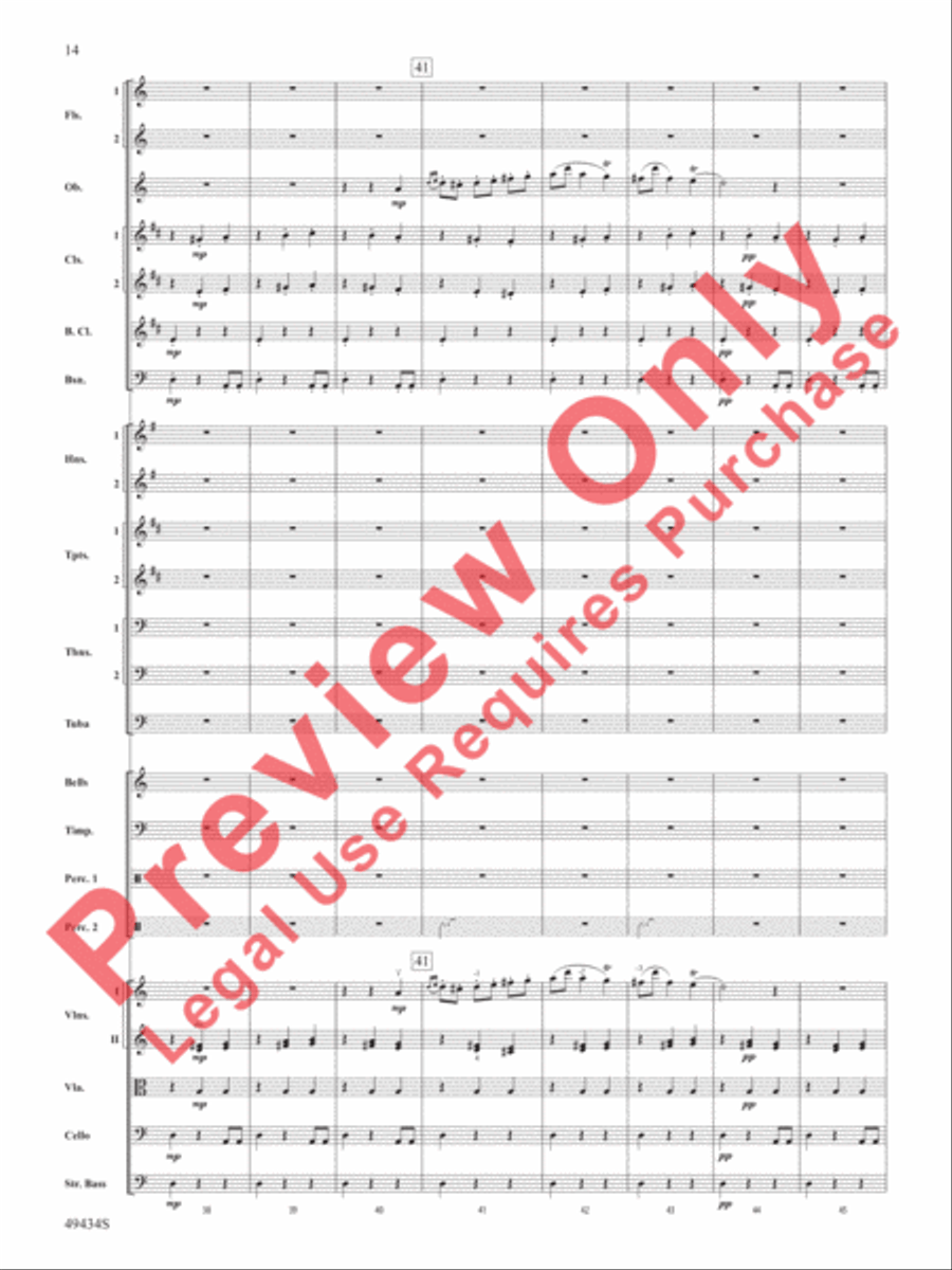 Peer Gynt Suite No.1, Op. 46 Full Orchestra scores gallery preview page 15