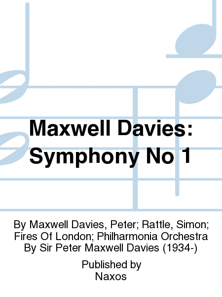 Maxwell Davies: Symphony No 1
