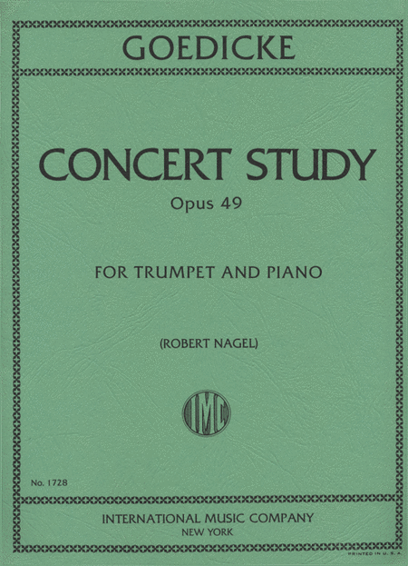 Concert Study, Op. 49 (Trumpet in C) (NAGEL)