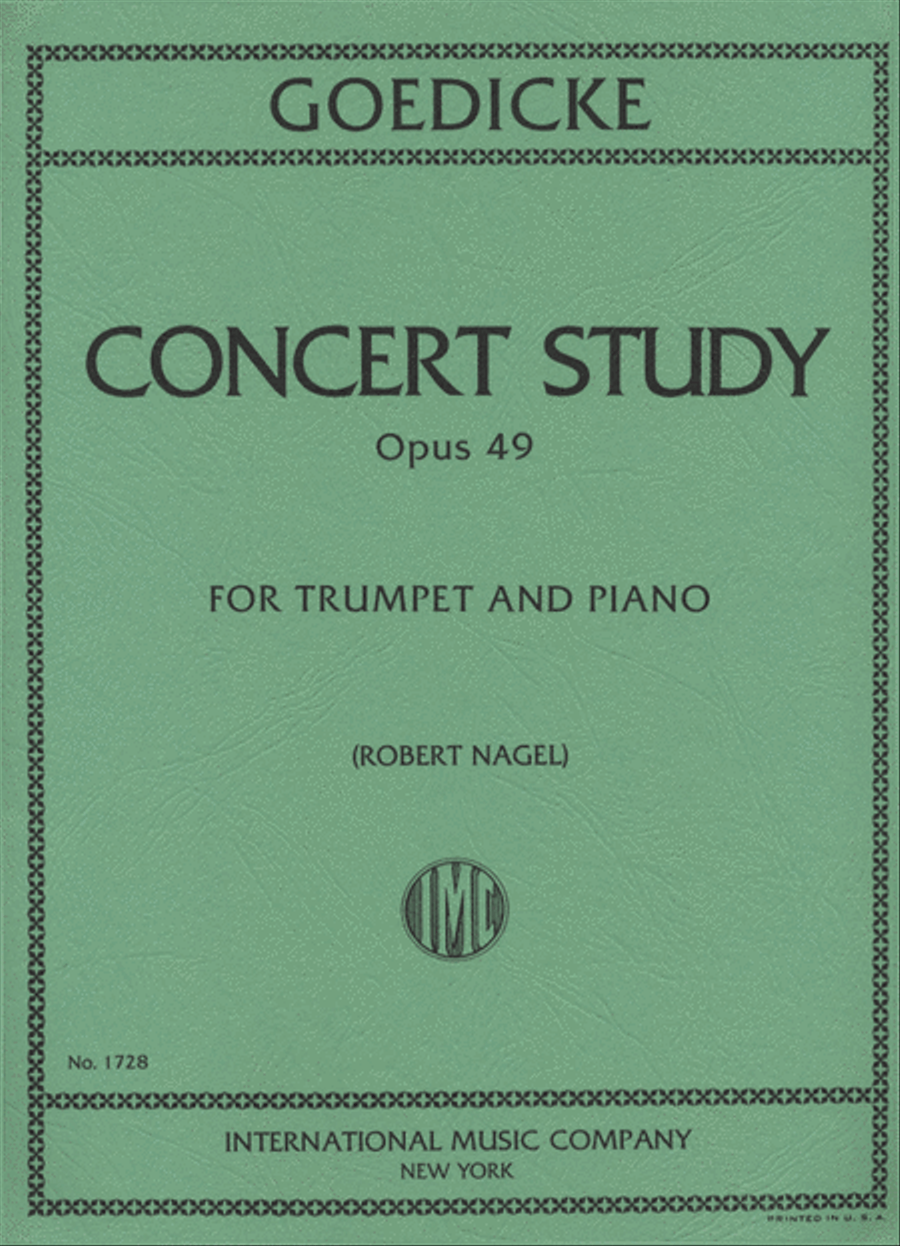 Concert Study, Op. 49 (Trumpet in C) C Trumpet scores gallery preview page 1