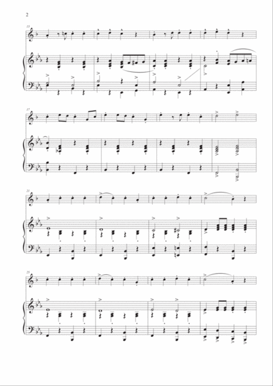 Supercalifragilisticexpialidocious Trumpet Solo scores gallery preview page 3