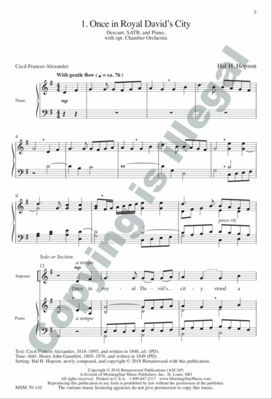 A Carol Suite A Carol Suite SSATBB scores gallery preview page 3