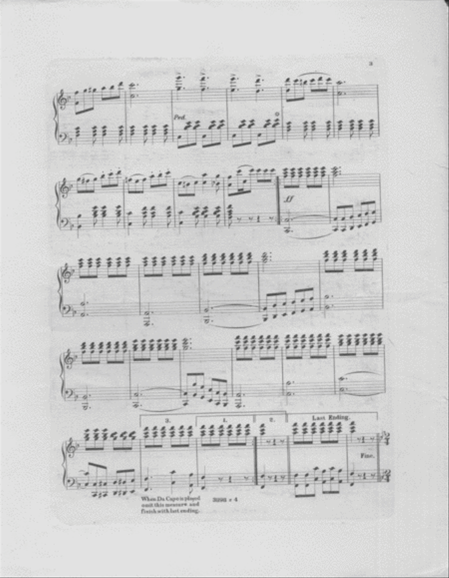 Governor's Guard March Piano Solo scores gallery preview page 3