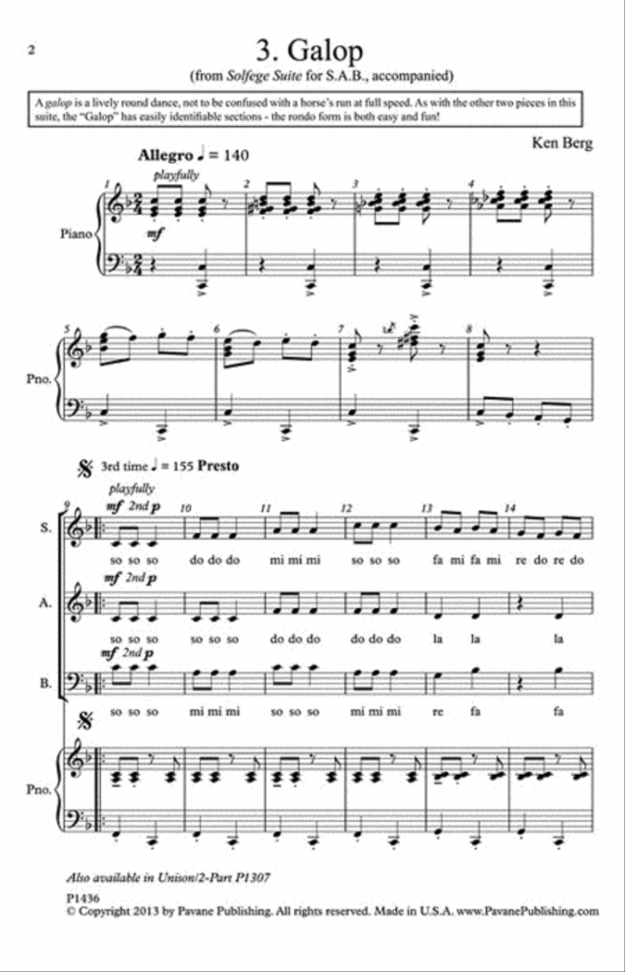 Galop Galop 3-Part scores gallery preview page 2