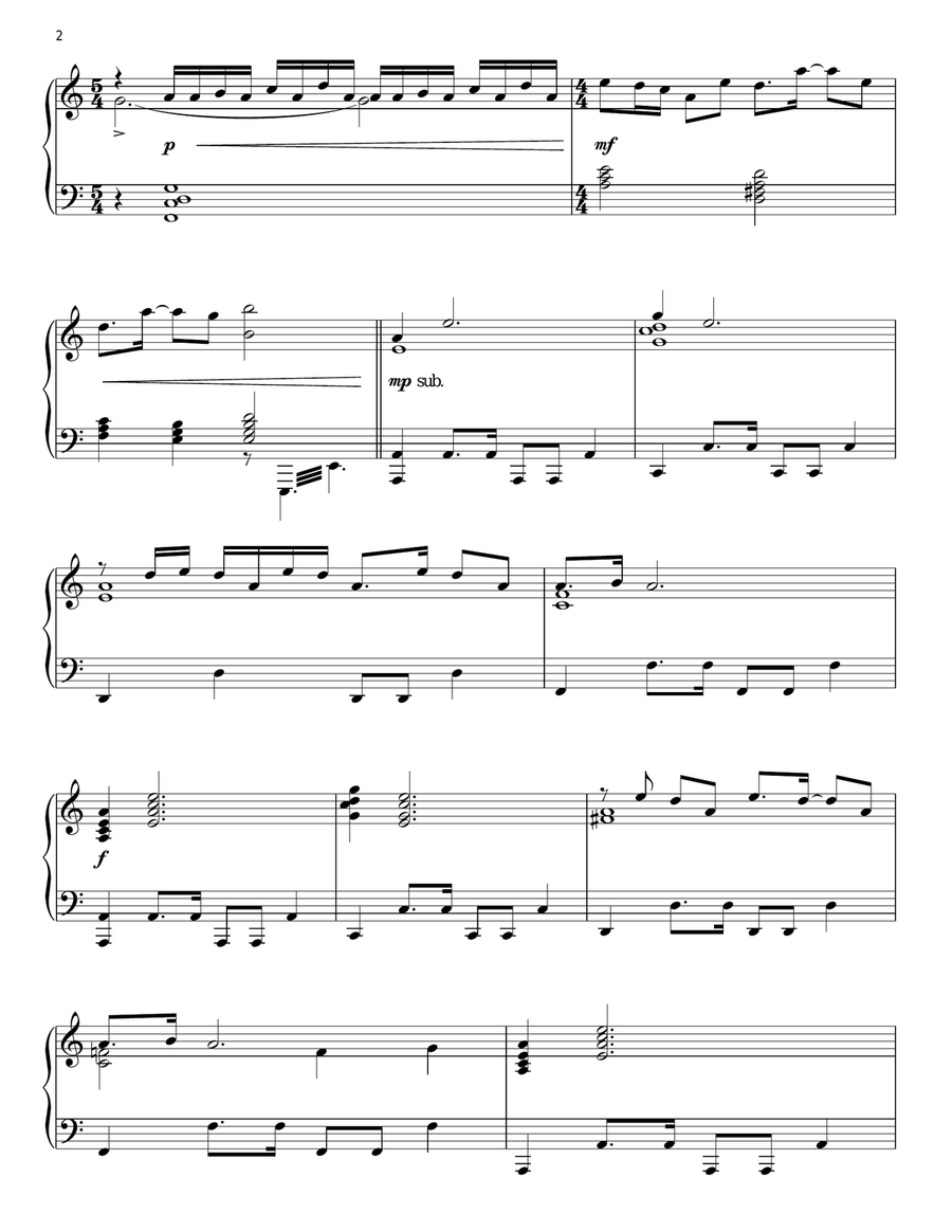The Ecstasy Of Gold Acoustic Guitar scores gallery preview page 2