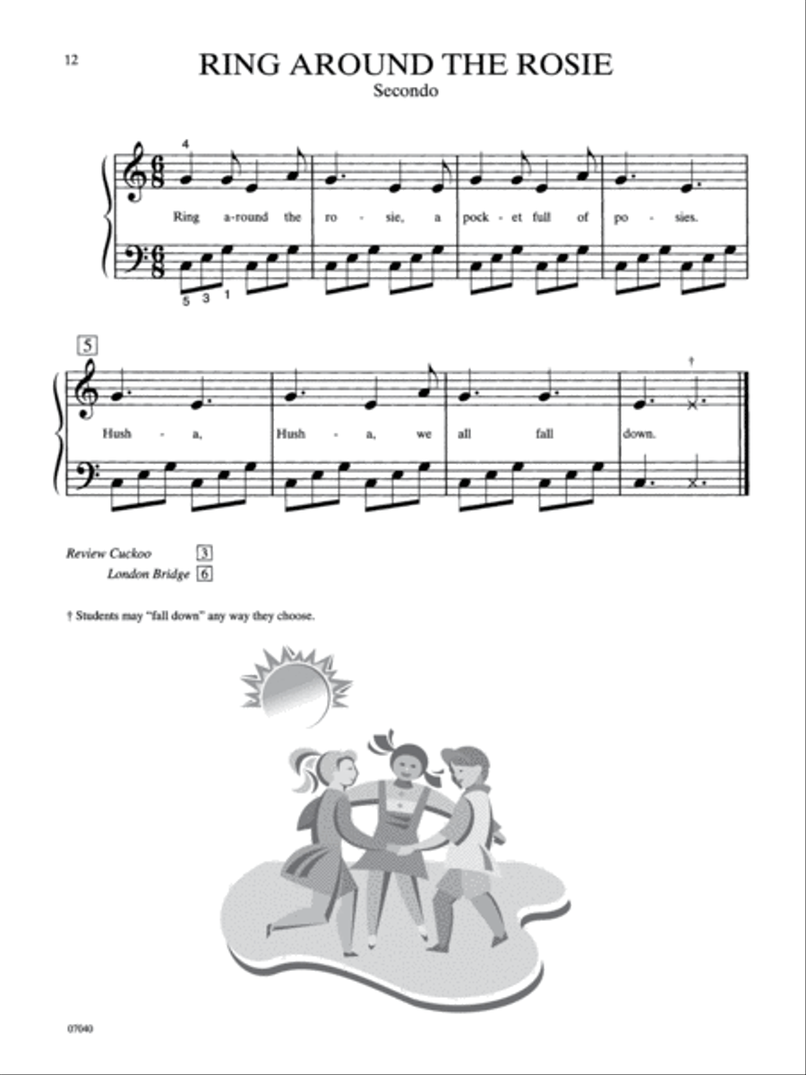 Beginning Folk Favorites, Volume 1 Easy Piano scores gallery preview page 5