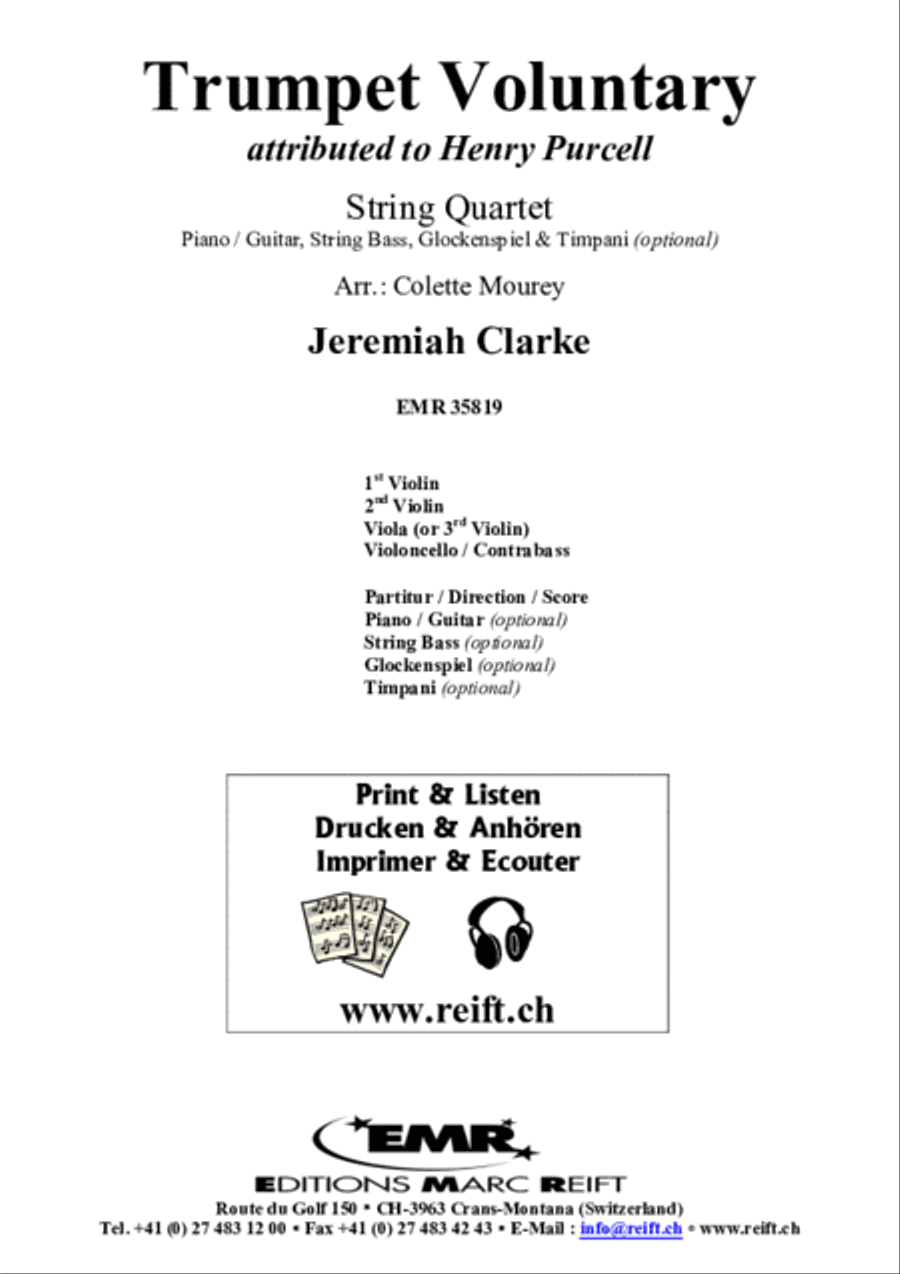 Trumpet Voluntary Trumpet scores gallery preview page 2